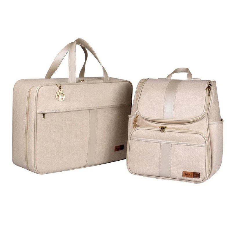 Kit Maternidade Mala e Mochila 2 em 1 + brinde