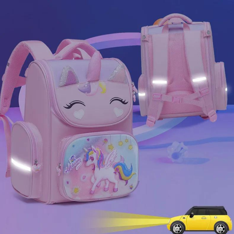 Children's School Backpack for Girls - Orthopedic