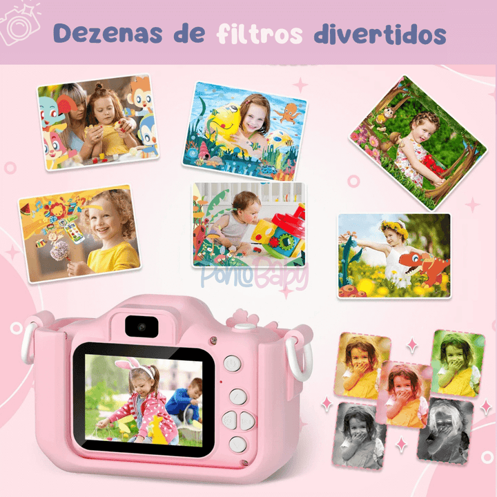 Mini Câmera Infantil – Capture os Momentos Mágicos da Infância