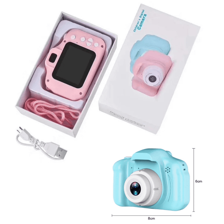 Mini Câmera Infantil – Capture os Momentos Mágicos da Infância