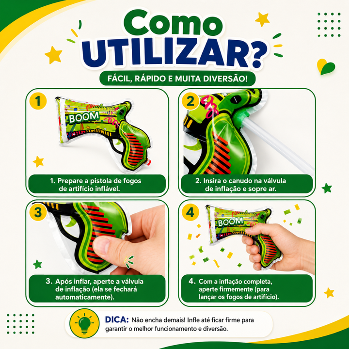 Kit Pequenos Torcedores - com 12 Itens
