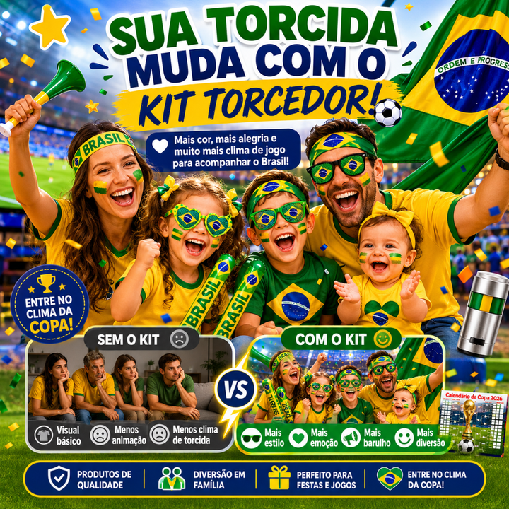 Kit Pequenos Torcedores - com 12 Itens