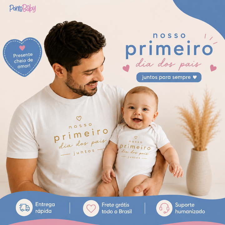 Kit Dia dos Pais Tal Pai Tal Filho (a)| 2 peças