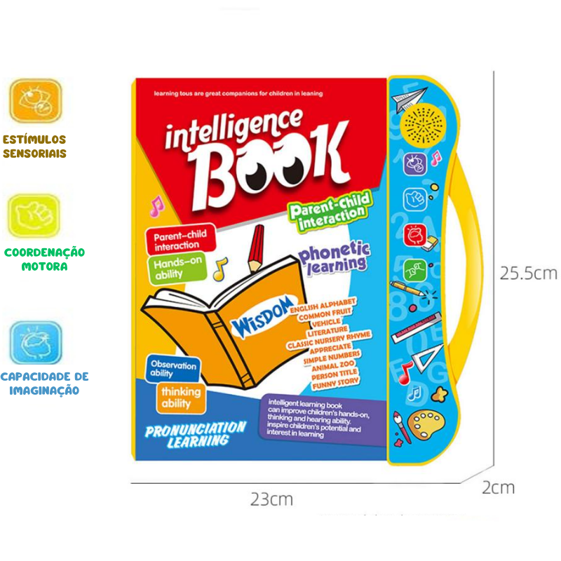 Electronic book with interactive sound - Book Inglês Kids 