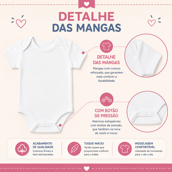 Body Bebê Personalizado| Feliz dia dos Pais