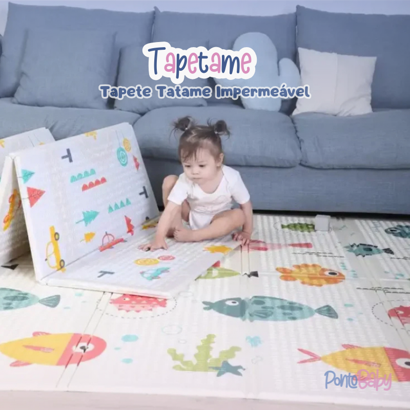 Tapetame - Tapete Tatame Dobrável, Impermeável e Antiderrapante Dupla Face