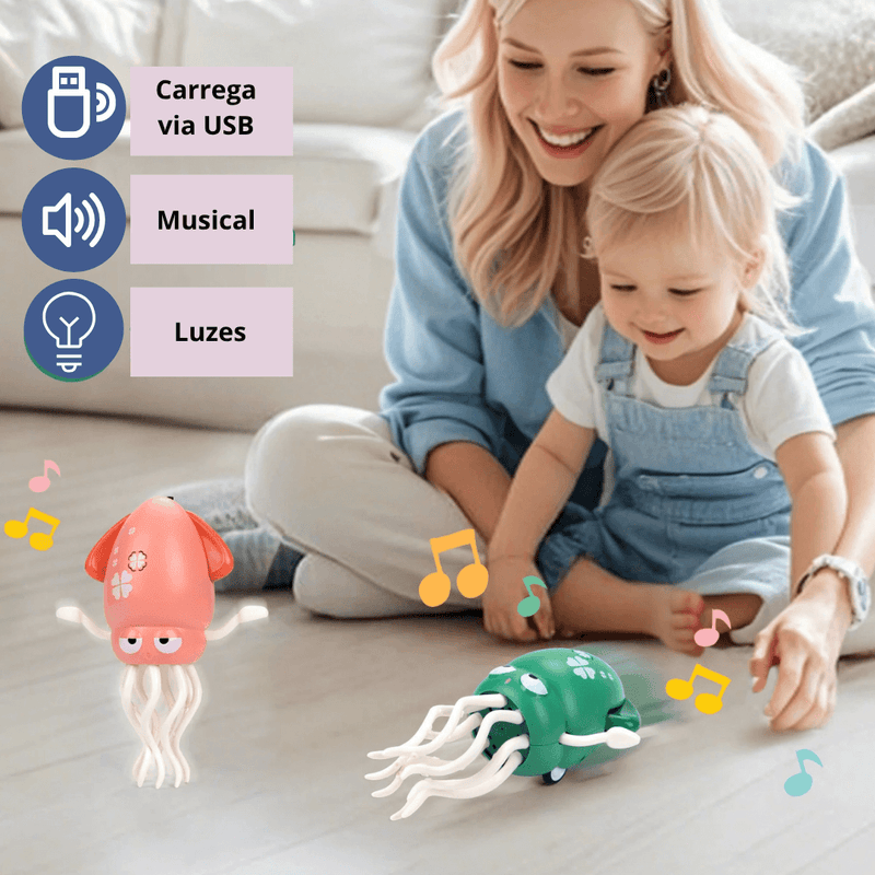 OctoFun™-Polvo Divertido,dança e rasteja