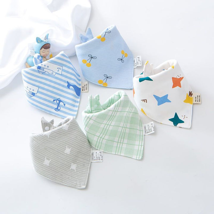 Babador  para Bebês - Kit menino com 5 peças