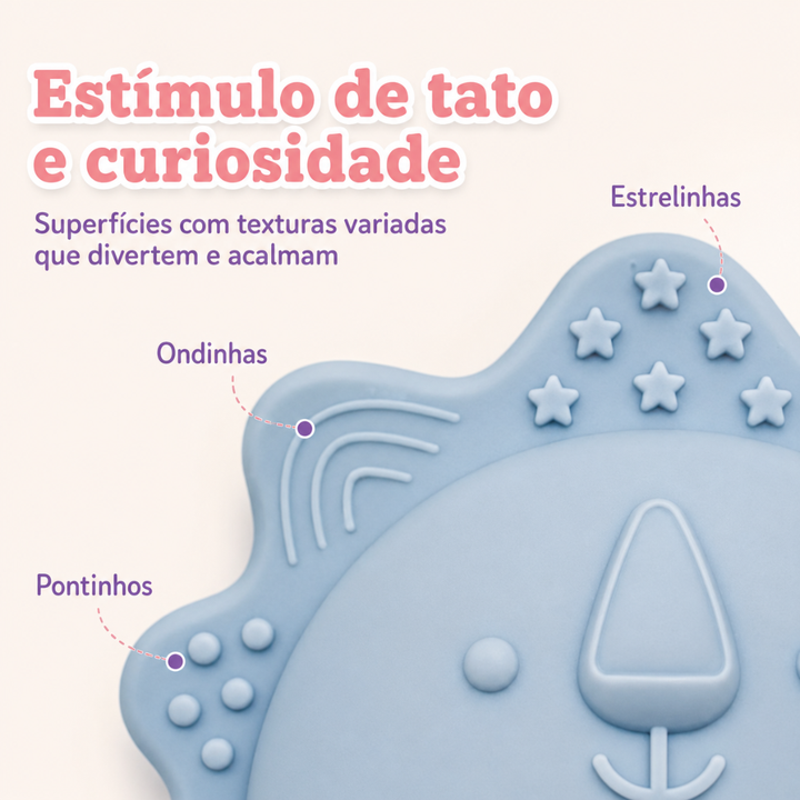 Mordedor Lion Brinquedo De Silicone Para Bebês