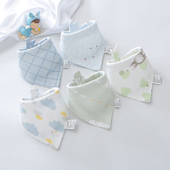 Babador  para Bebês - Kit menino com 5 peças