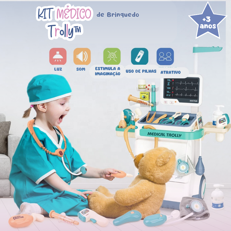 Kit Médico de Brinquedo Trolly™