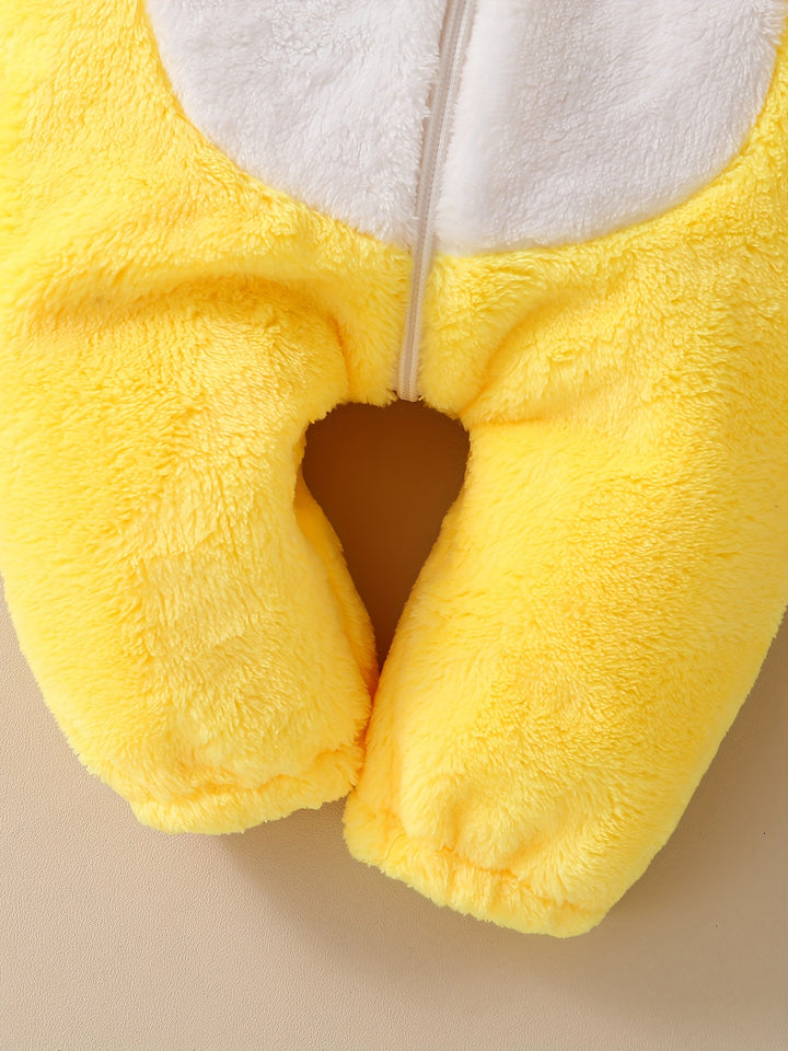 Macacão Plush Térmico Pintinho para Bebê