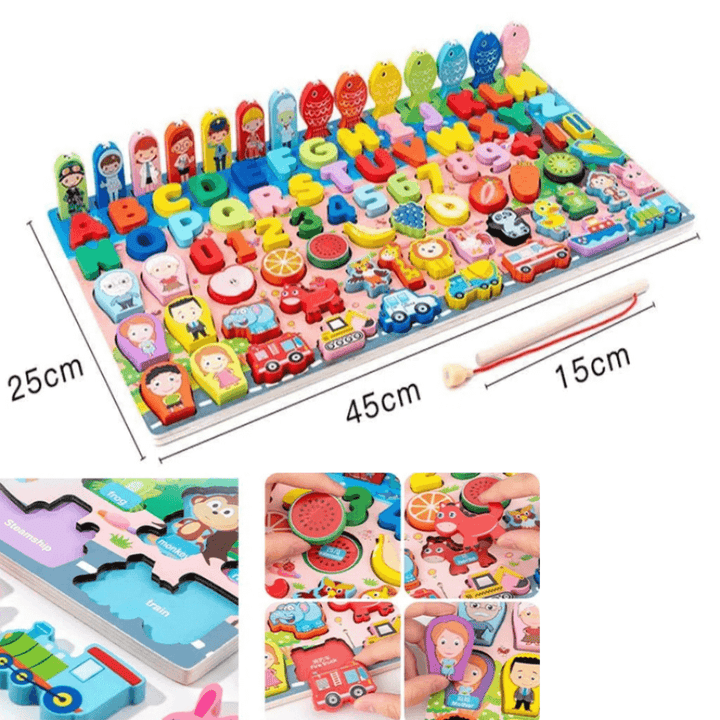 EducaMix - Painel Montessori 9 em 1