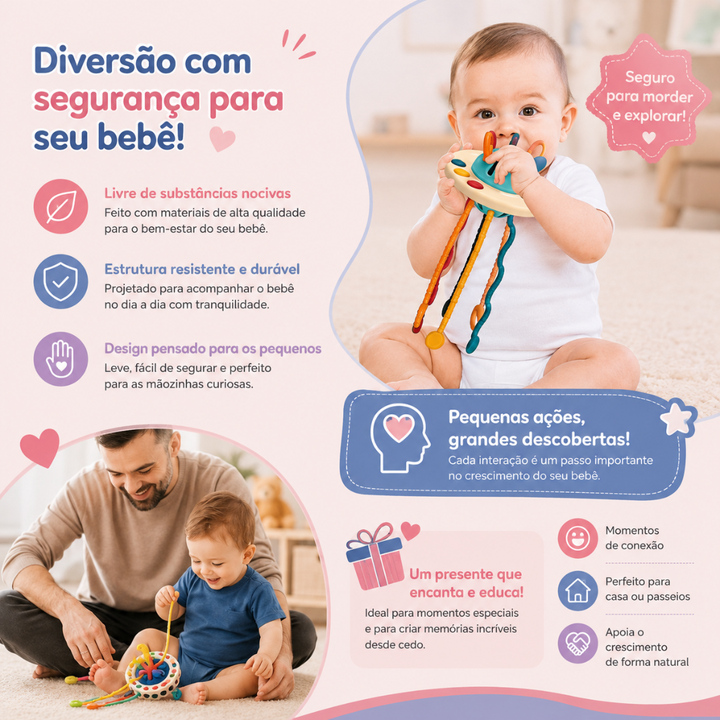 Brinquedo Montessori Sensorial