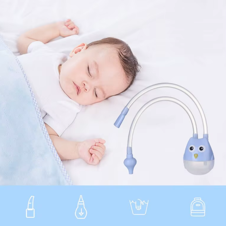 Kit Limpeza Nasal - 1 Seringa + 1 Aspirador Lavagem