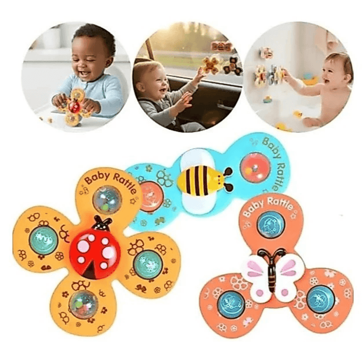 Giroscópio Spinner para Bebê- Kit com 3