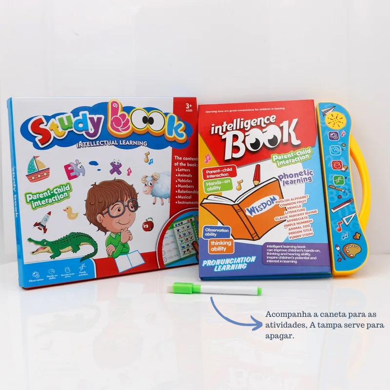 Electronic book with interactive sound - Book Inglês Kids 