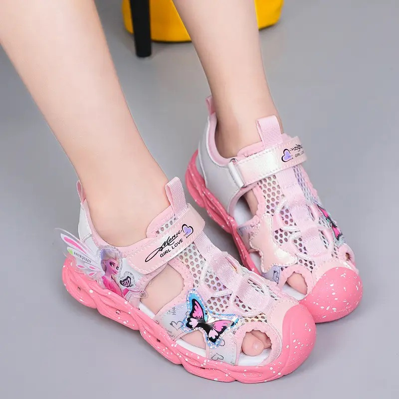 Princess Girls' Sandals with LED