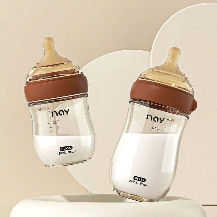 Mamadeira de Vidro Premium Nay - Recém Nascidos