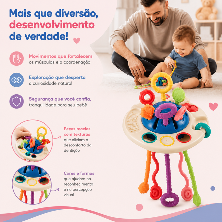 Brinquedo Montessori Sensorial