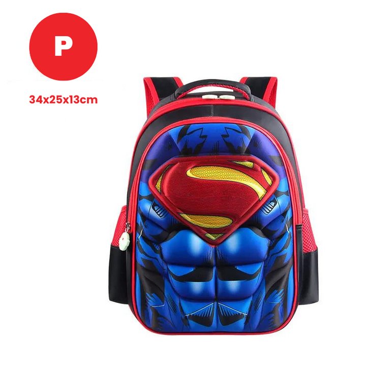 Superman 3D Children's School Backpack