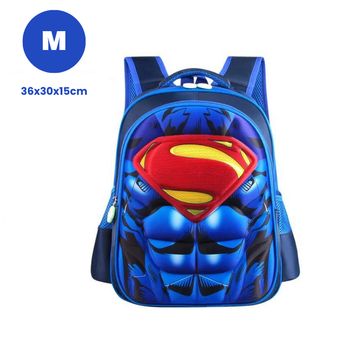 Superman 3D Children's School Backpack
