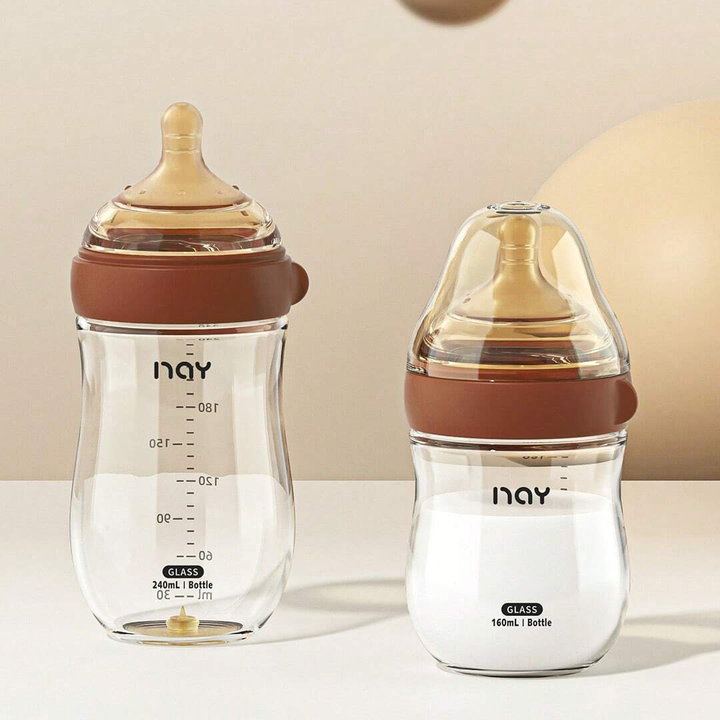 Mamadeira de Vidro Premium Nay - Recém Nascidos