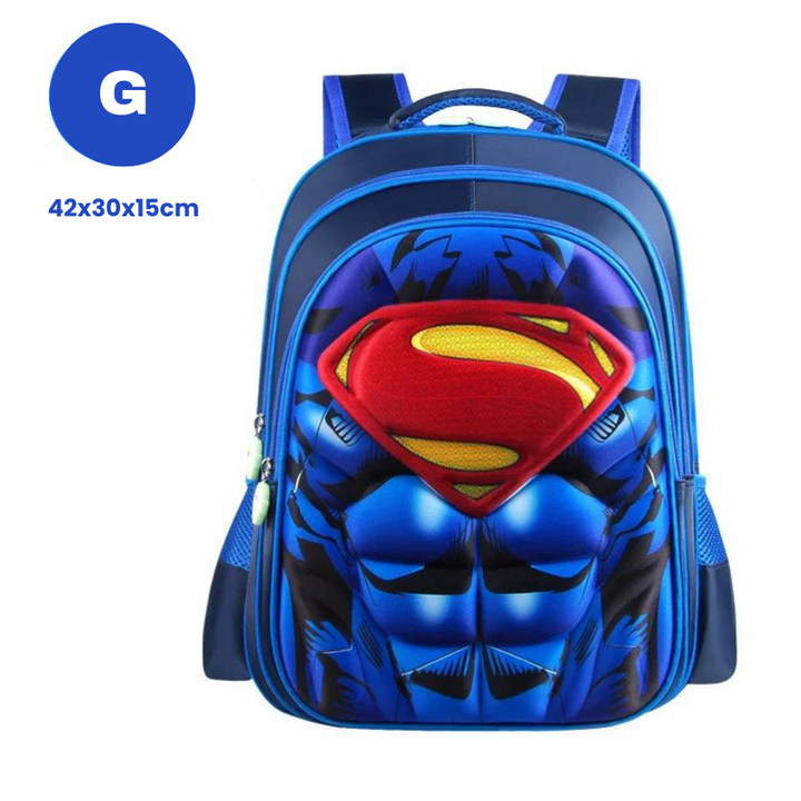 Superman 3D Children's School Backpack