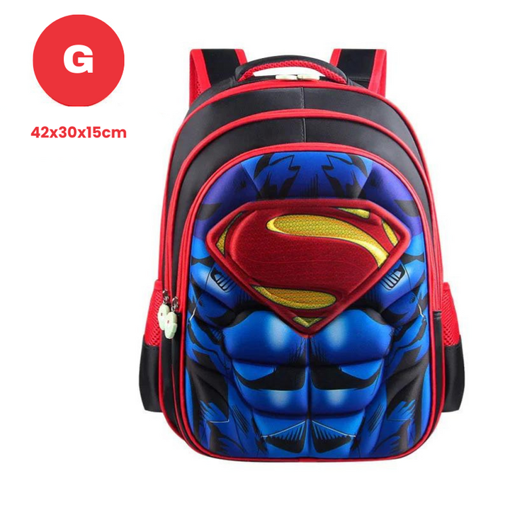 Superman 3D Children's School Backpack