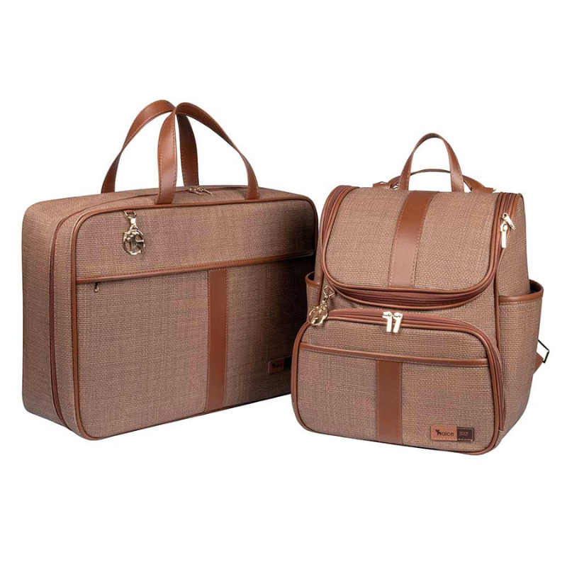 Kit Maternidade Mala e Mochila 2 em 1 + brinde