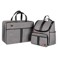 Kit Maternidade Mala e Mochila 2 em 1 + brinde