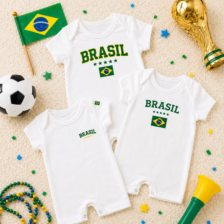 Romper Brasil Baby