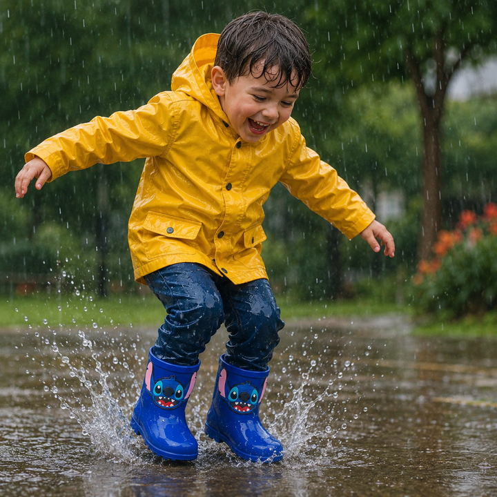 Galocha Infantil Splash Kids| Impermeável e Antiderrapante