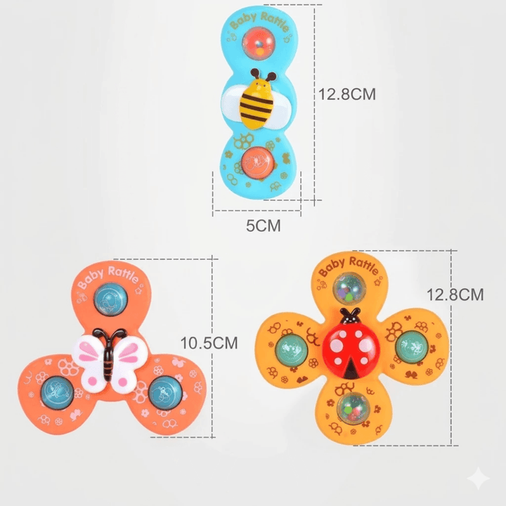 Giroscópio Spinner para Bebê- Kit com 3