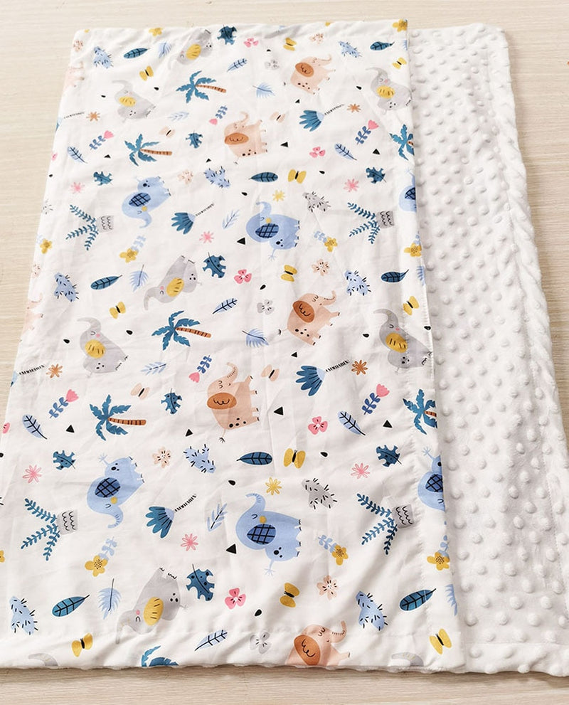 Printed Double-Sided Blanket for Babies - 1 UNIT