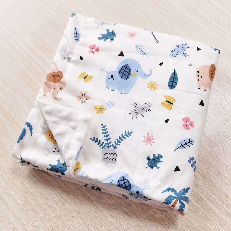 Printed Double-Sided Blanket for Babies - 1 UNIT