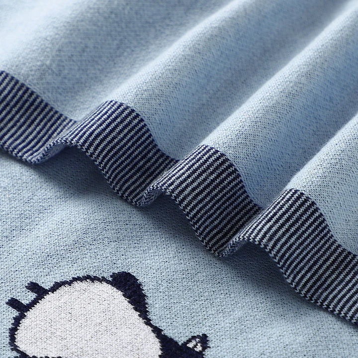 Manta para Bebês Pinguim - 100% Algodão