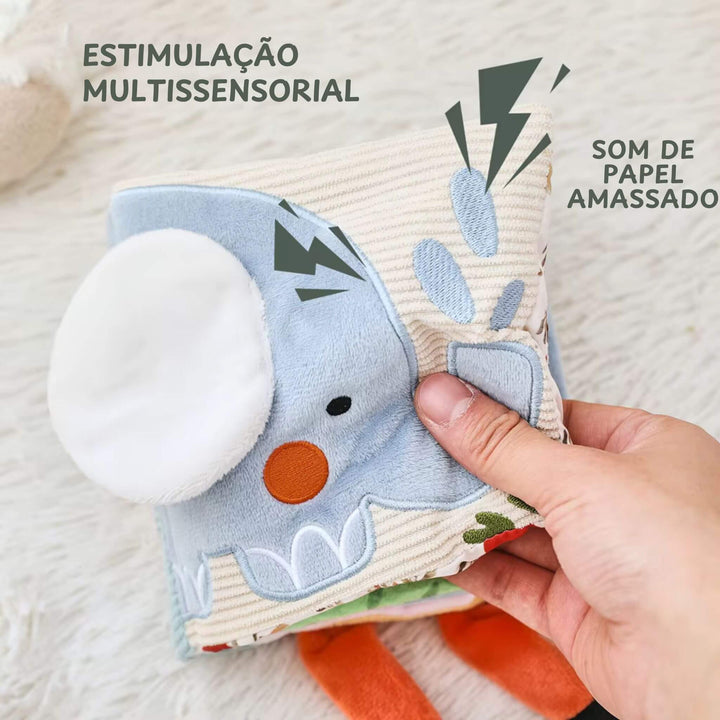 Livro Sensorial para Bebês | Animais