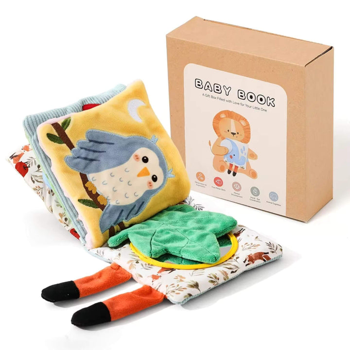 Livro Sensorial para Bebês | Animais