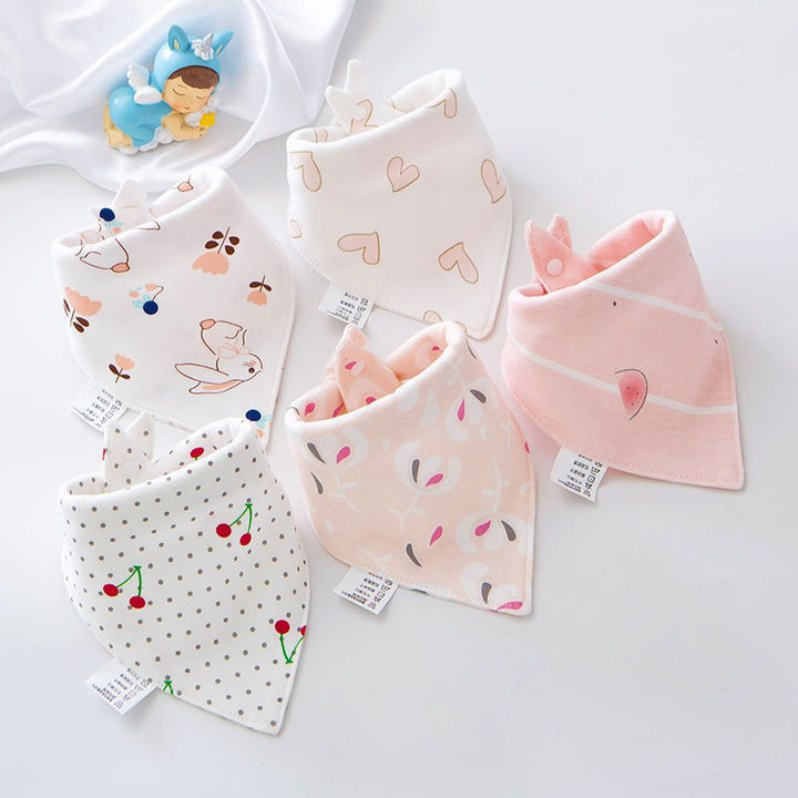 Babador  para Bebês - Kit menina com 5 peças