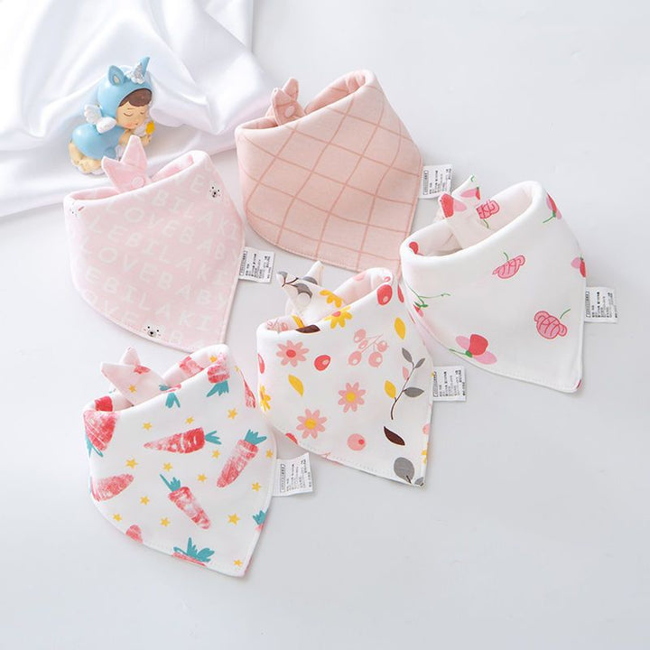 Babador  para Bebês - Kit menina com 5 peças