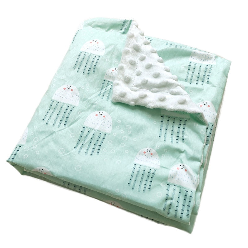 Printed Double-Sided Blanket for Babies - 1 UNIT