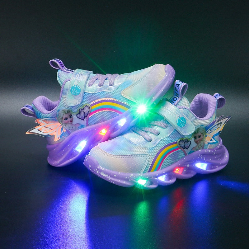 Frozen Girls' LED Sneakers 