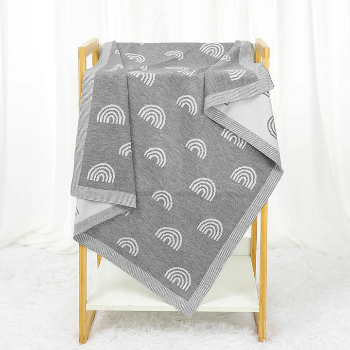 Manta para recém Nascido  Arco Irís