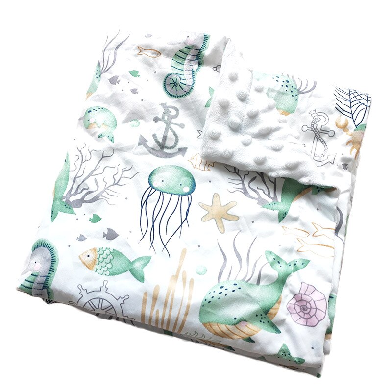 Printed Double-Sided Blanket for Babies - 1 UNIT