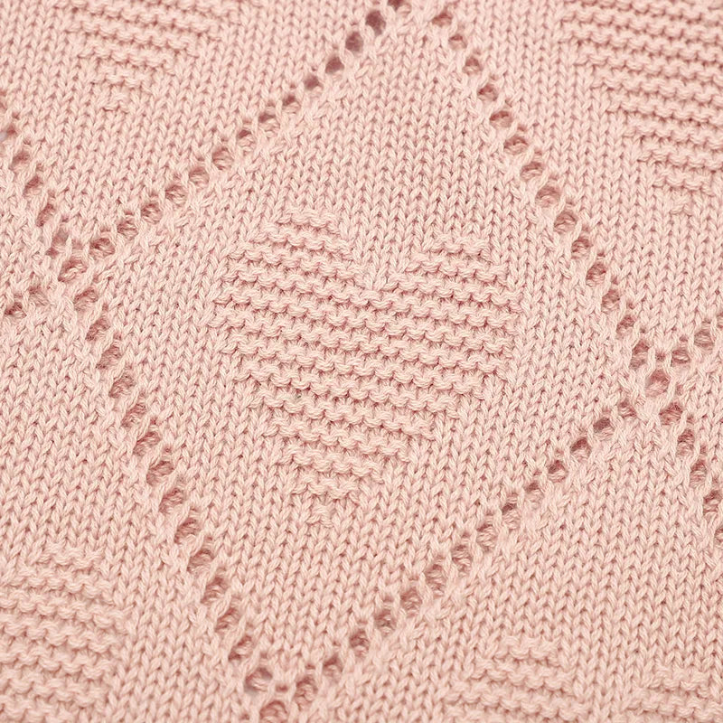 Baby Love newborn blanket - 100% cotton yarn 70X90cm
