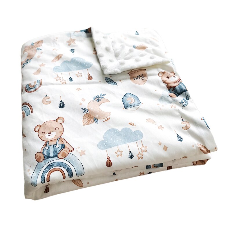 Printed Double-Sided Blanket for Babies - 1 UNIT