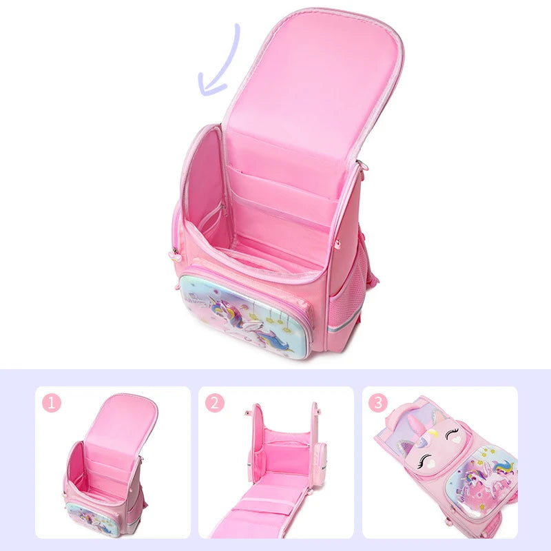 Children's School Backpack for Girls - Orthopedic