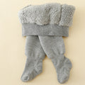 Inverno infantil do bebê meninas forro de lã polar listras leggings mais grosso calor algodão collants criança crianças manter quente meia-calça