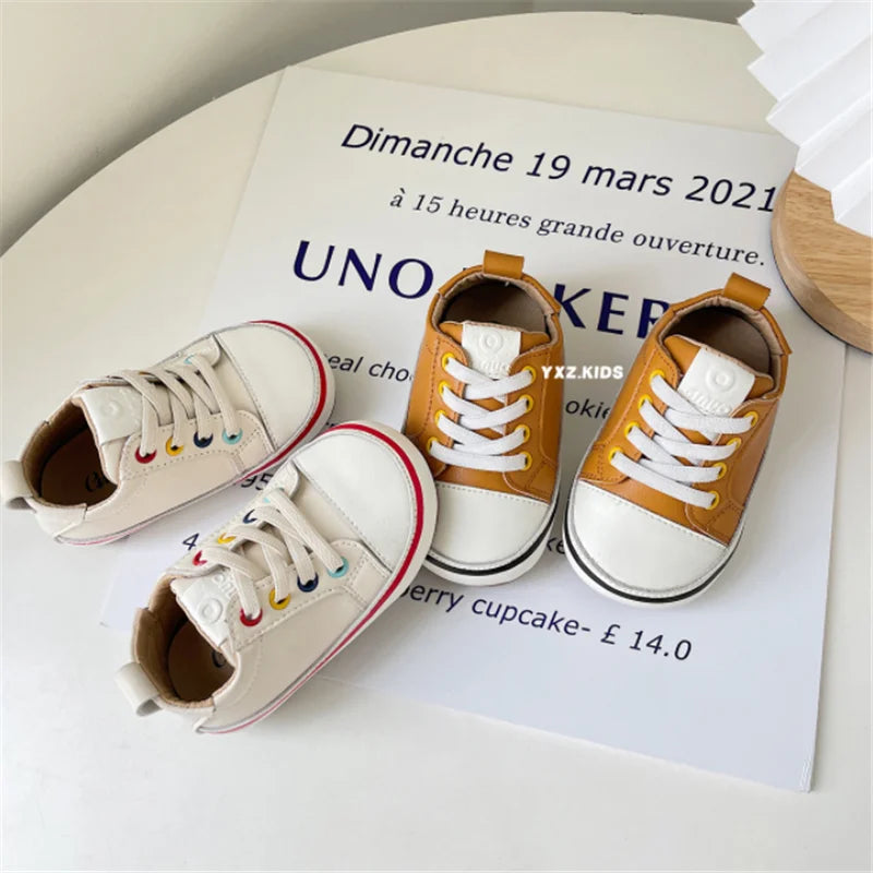 Tenis Infantil em Couro